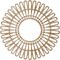 Ekena Millwork Cornelius Wood Fretwork Pierced Ceiling Medallion, Red Oak, 20"OD x 7 1/2"ID x 1/4"T CMWP20X0250CRRO - alternate 3